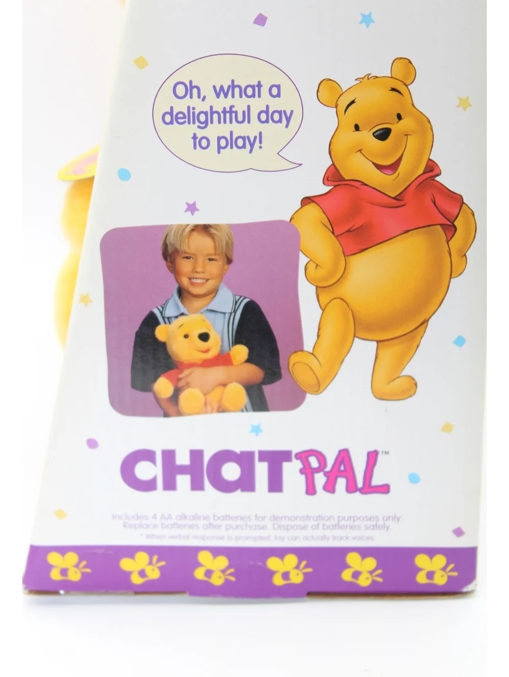 Vintage Disney 1999 Heart to Heart Talks W/ Pooh Chatpal Plush Doll Mattel 24362